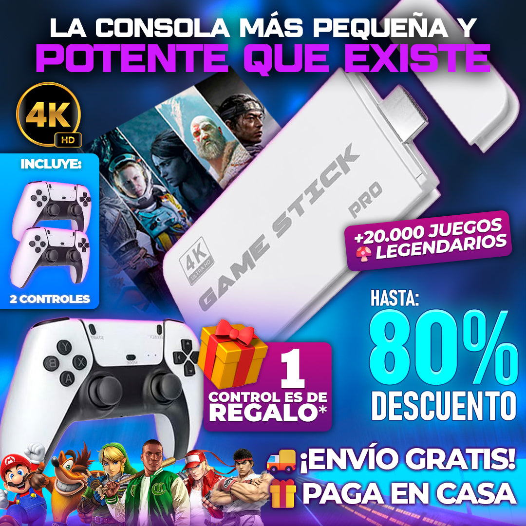 Consola PS5 Game Stick PRO 4K l +20.000 JUEGOS