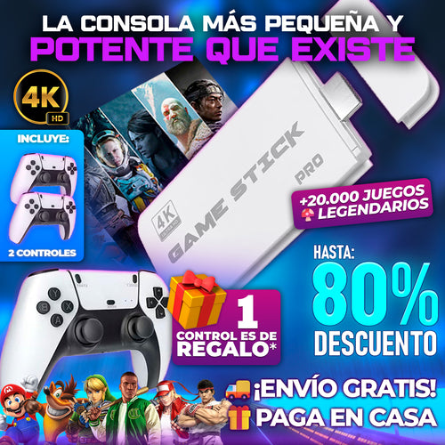 Consola PS5 Game Stick PRO 4K l +20.000 JUEGOS