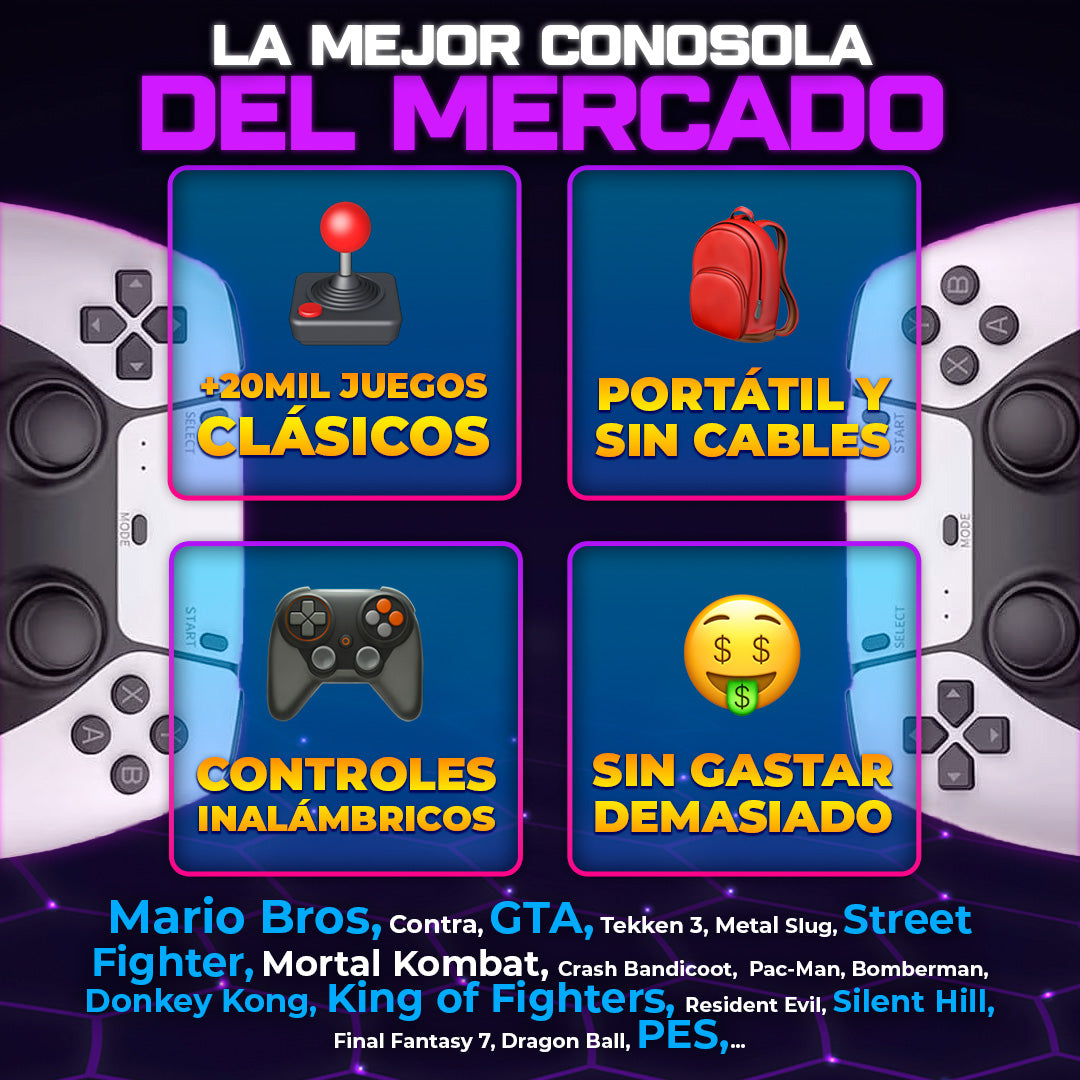 Consola PS5 Game Stick PRO 4K l +20.000 JUEGOS